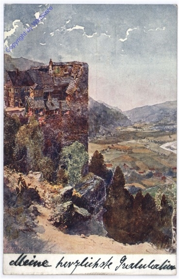 Hinabblickend ins Tal