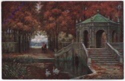 ak182298 Pavillion am Teich