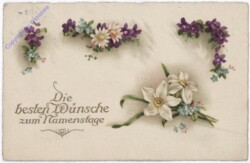 Blumengruß, Namenstag