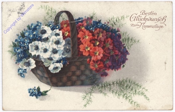 Blumenkorb, Namenstag