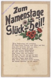 Vers, Namenstag