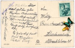 ak182348a Rosen in Vase, Namenstag