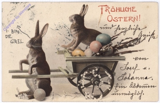 Osterhasenkutsche
