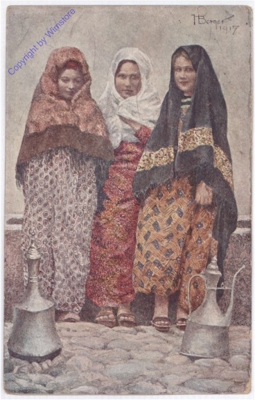 ak182402 Drei Damen in Tracht