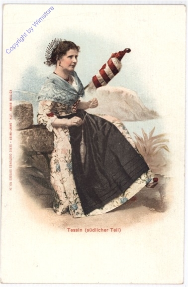 ak182411 Tracht aus Tessin (südlicher Teil)