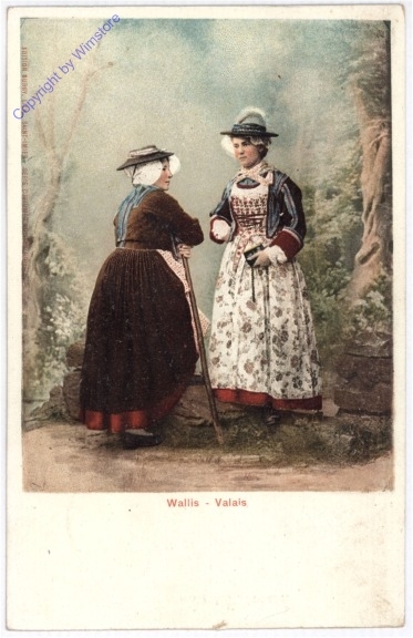 ak182419 Trachten aus Wallis (Valais)