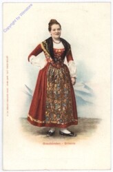 ak182430 Tracht aus Graubünden (Grisons)