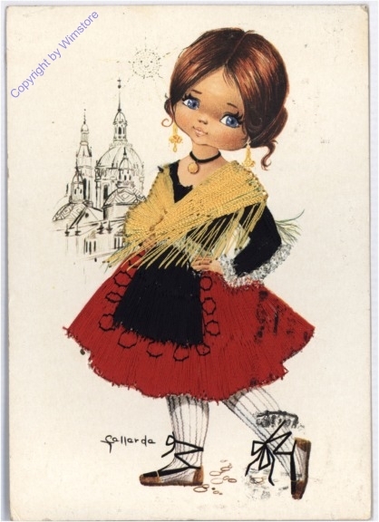 ak182464 Mädchen in Tracht