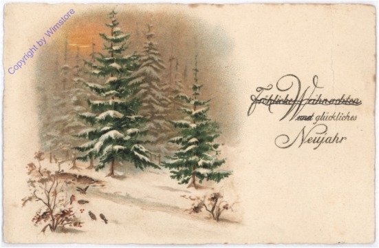 Verschneiter Winterwald