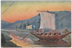 Marine-Galerie 218: Getreidebarke unterr Paher, Fürstgouverneur von Etleithya
