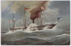 Marine-Galerie 174: Erster deutsch-amerikanischer Postdampfer "Washington"