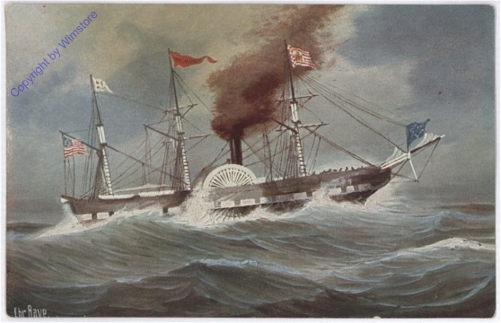 Marine-Galerie 174: Erster deutsch-amerikanischer Postdampfer "Washington"