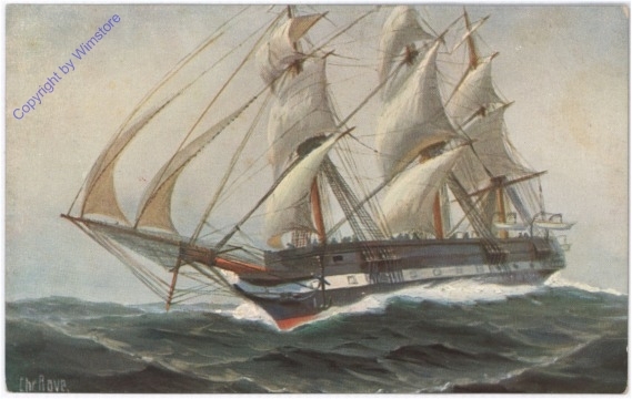 Marine-Galerie 282: S.M. Segelfregatte "Niobe"