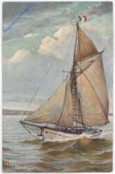 Marine-Galerie 234: Französische Segeljacht