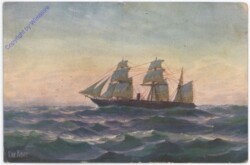 Marine-Galerie 278: Dampfer "Borussia" der H.A.L.
