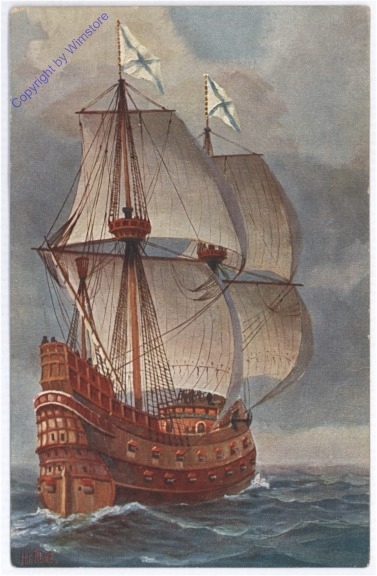 Marine-Galerie 223: Russisches Kriegsschiff