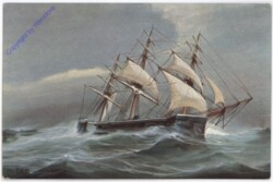 Marine-Galerie 295: Britisches Turmschiff "Captain"