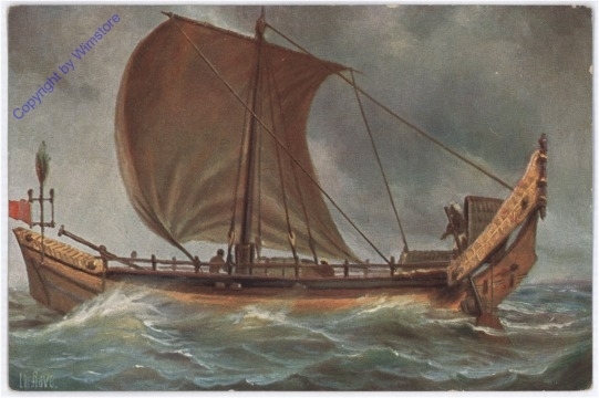 ak182825 Marine-Galerie 166: Segelboot