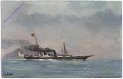 Marine-Galerie 276: Kaiser-Jacht "Hohenzollern"