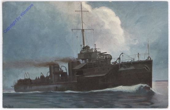 ak182870 Marine-Galerie 170: Engl. Torpedobootzerstörer