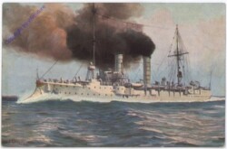 Marine-Galerie 243: S.M. kleiner geschützter Kreuzer "Undine"