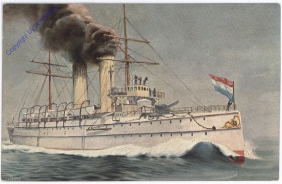 ak182876 Marine-Galerie 118: Holländischer Kreuzer "Nord-Braband"
