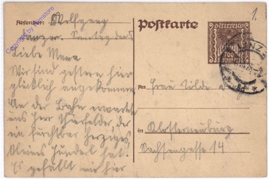 ak182898 Kartenbrief aus 1925
