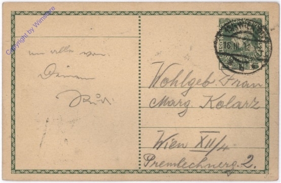 ak182899 Kartenbrief aus 1919