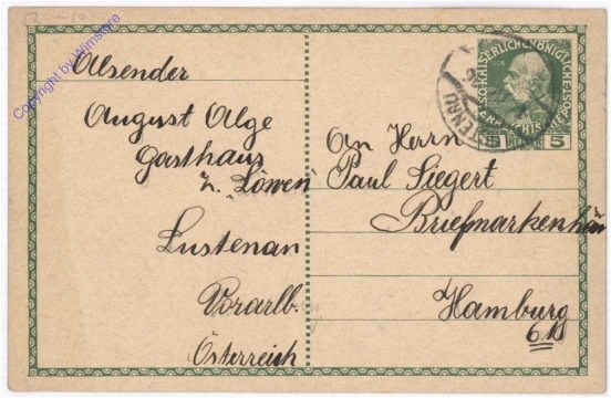 ak182911 Kartenbrief aus 1916