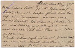 Kartenbrief aus 1915