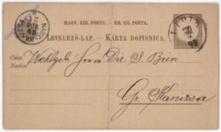 Kartenbrief aus 1899