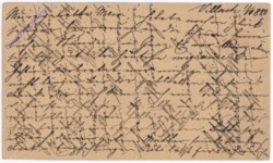 Kartenbrief aus 1880