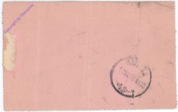 Kartenbrief aus 1900 zur pneumatischen Expressbeförderung