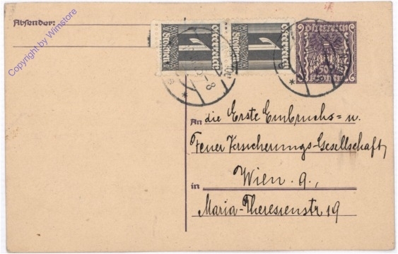ak182936 Kartenbrief aus 1925