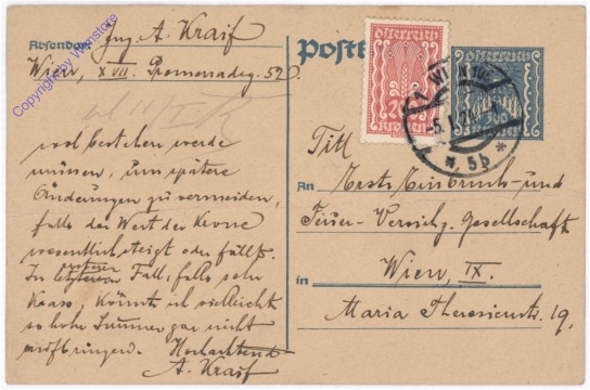ak182938 Kartenbrief aus 1924