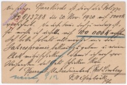 ak182944a Kartenbrief aus 1922
