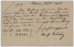 ak182945a Kartenbrief aus 1918