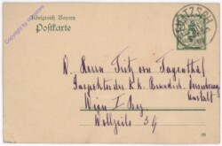 Kartenbrief aus 1909