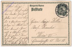 Kartenbrief aus 1914