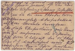 Kartenbrief aus 1910