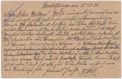 ak182954a Kartenbrief aus 1921