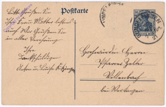 ak182955 Kartenbrief aus 1921