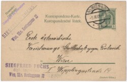 Kartenbrief aus 1907