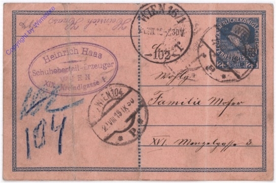 ak182968 Kartenbrief aus 1919