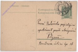 Kartenbrief aus 1905