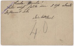Kartenbrief aus 1906