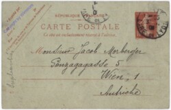 Kartenbrief aus 1909