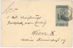 Kartenbrief aus 1911