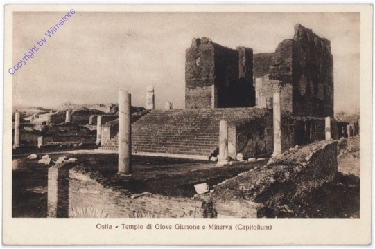 Ostia, Tempio di Giove Giunone e Minerva