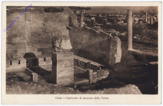 Ostia, Gabinetto di decenza delle Terme
